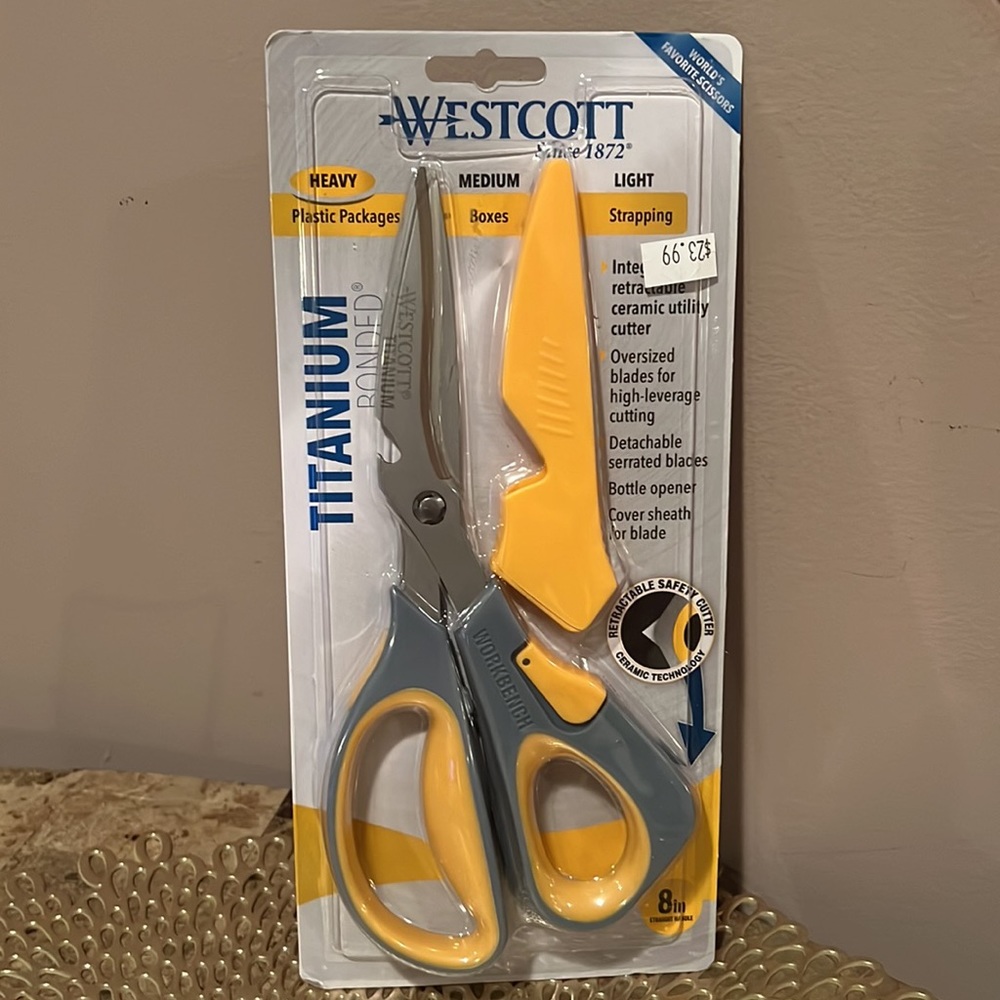 Westcott Multipurpose Titanium Bonded Scissors